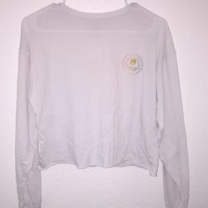 rip curl cropped long sleeve t-shirt